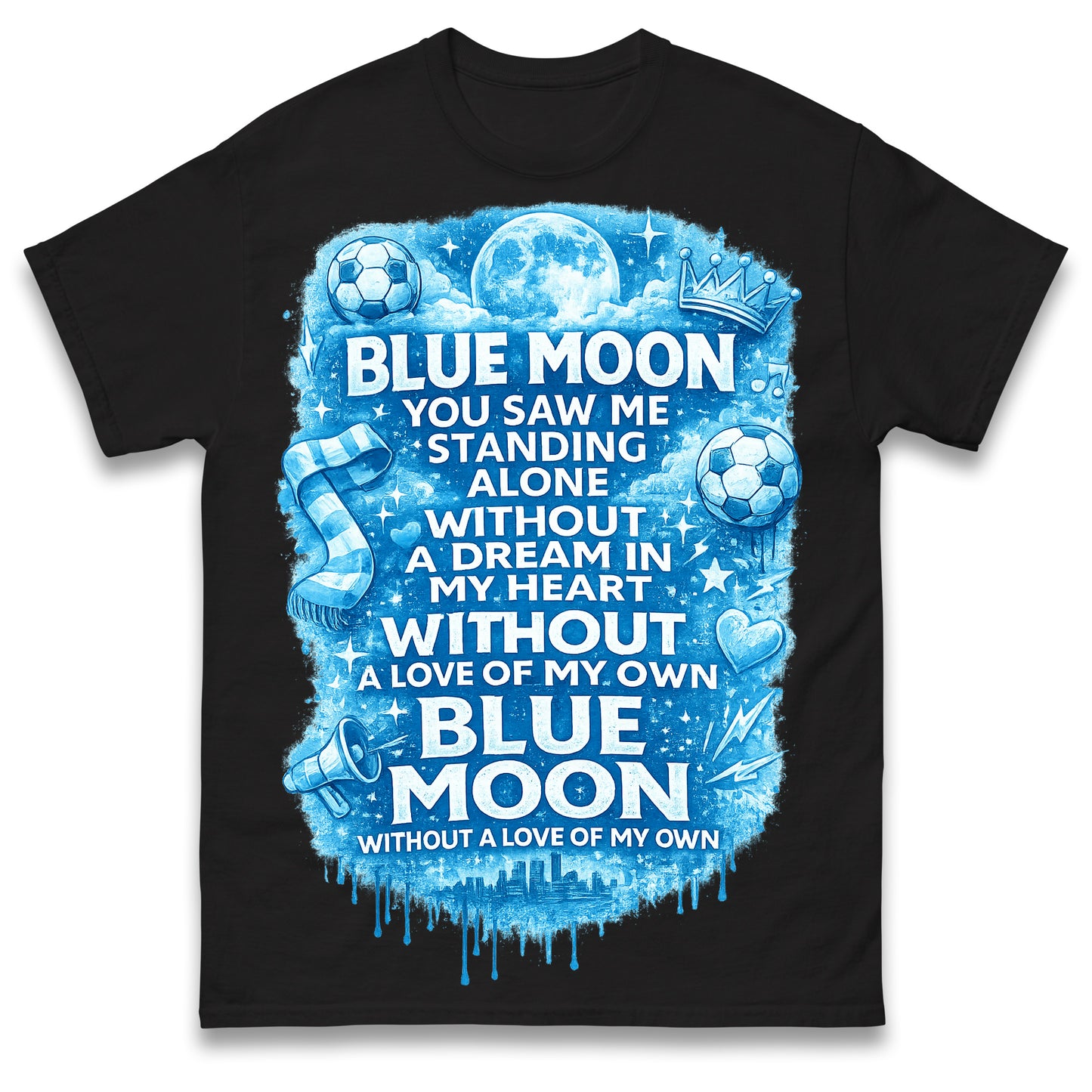 Manchester City Blue Moon T Shirt