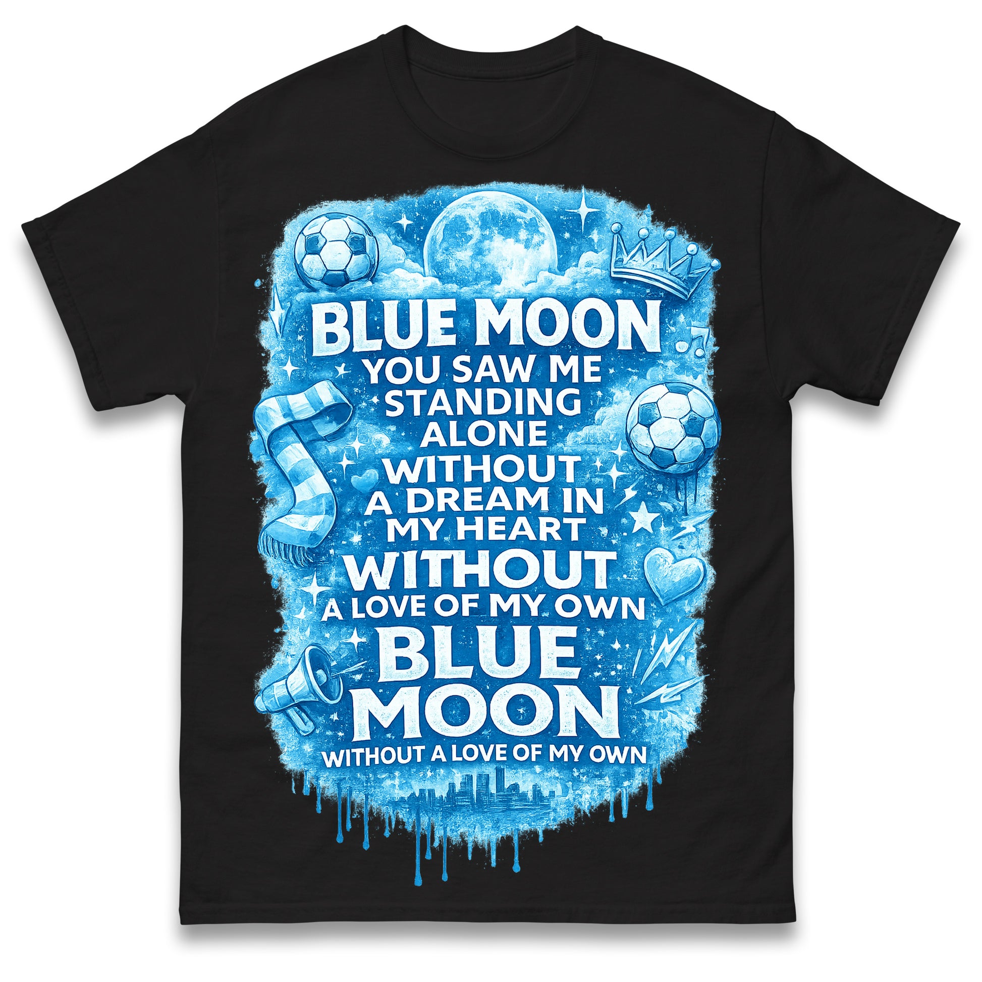 Manchester City Blue Moon T Shirt