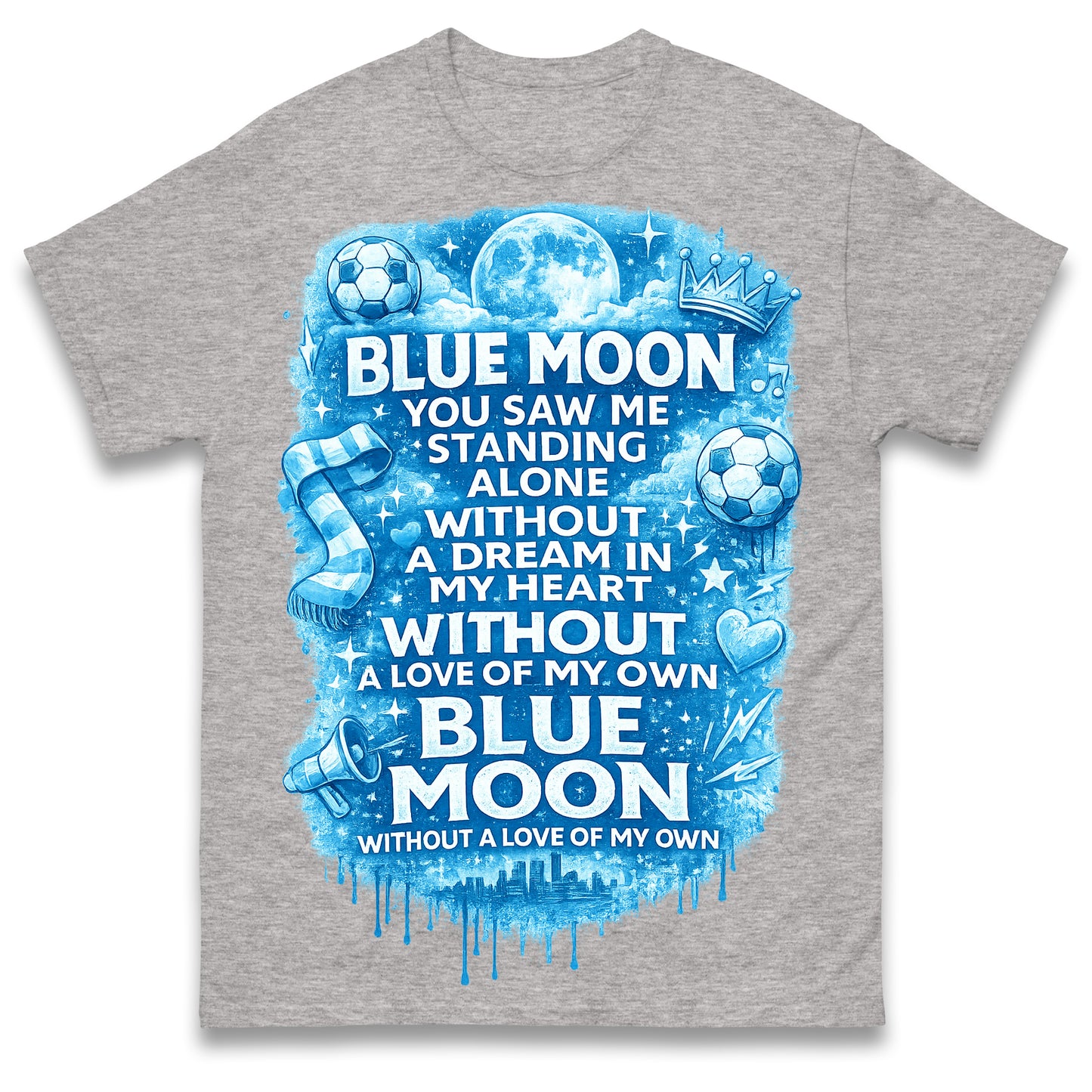 Manchester City Blue Moon T Shirt