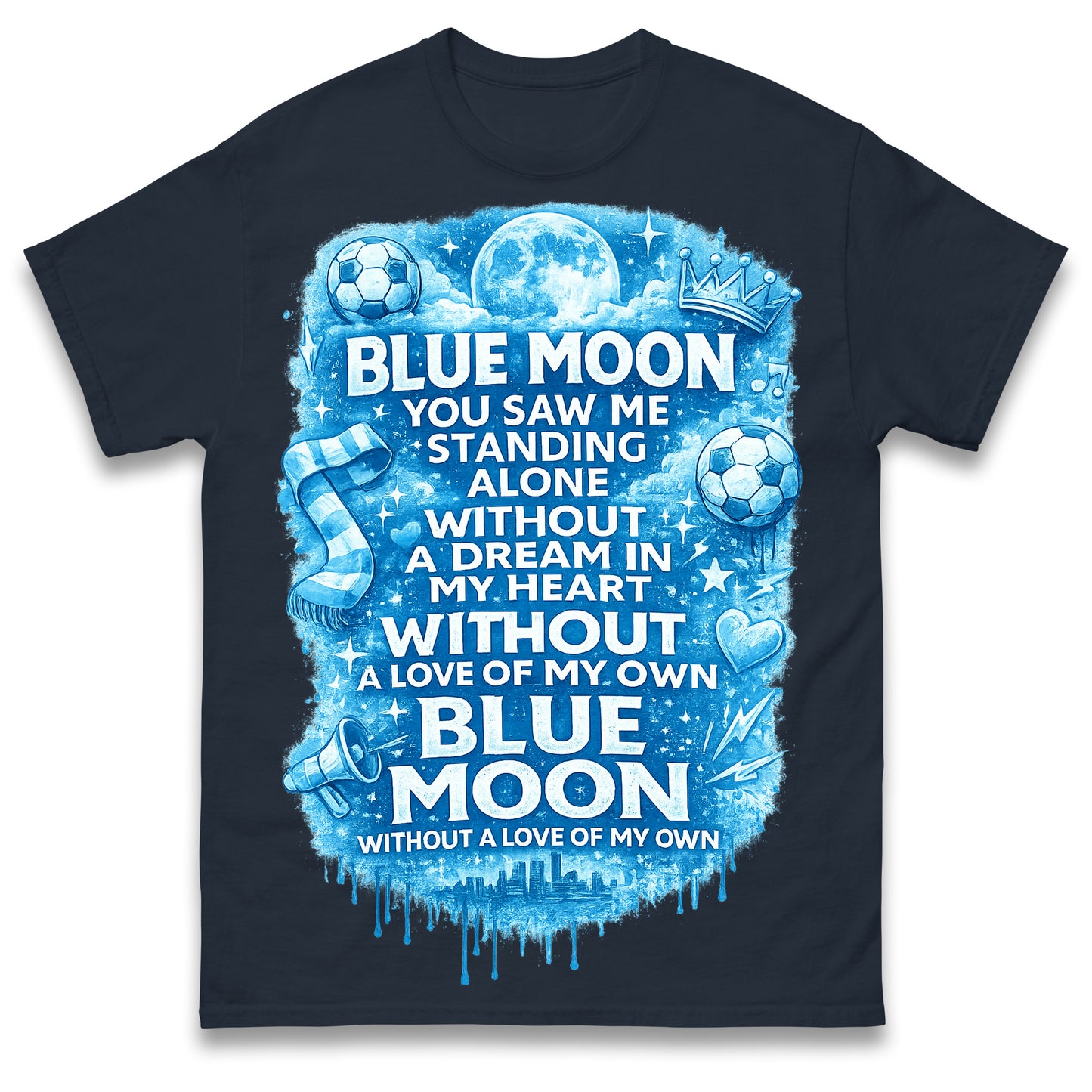Manchester City Blue Moon T Shirt
