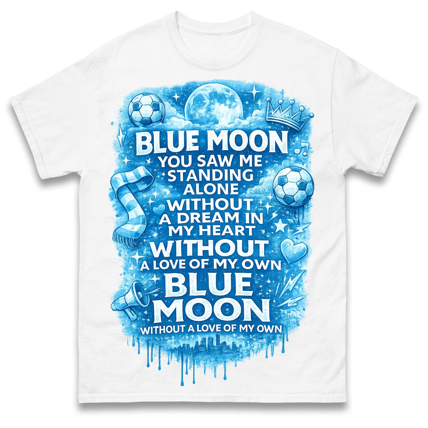 Manchester City Blue Moon T Shirt