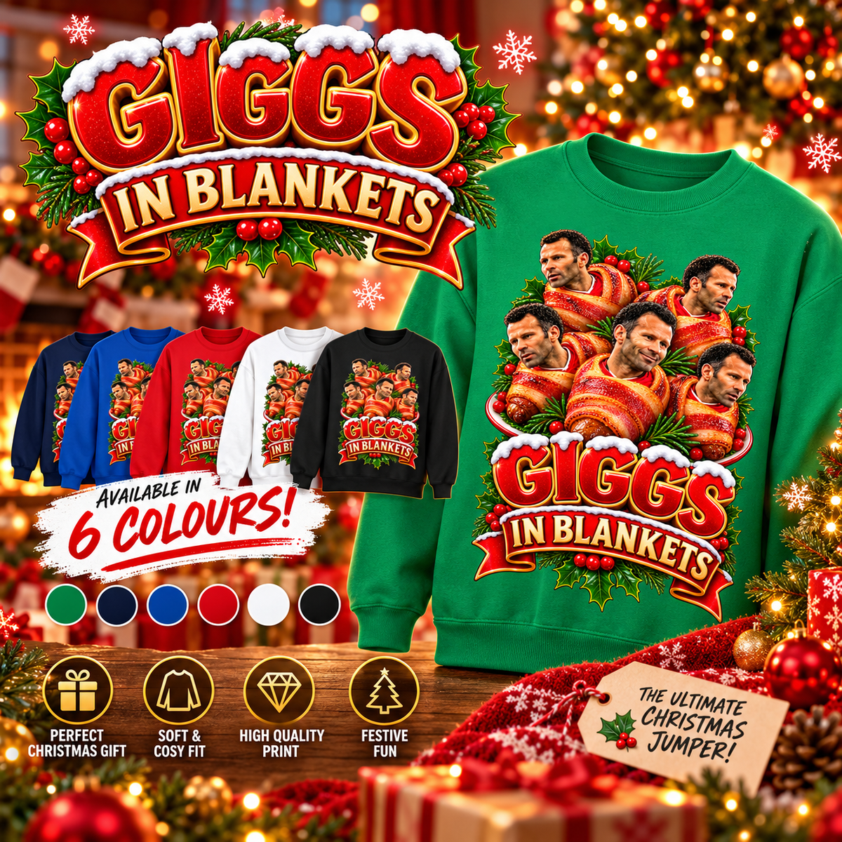 Manchester United FC Christmas Jumper