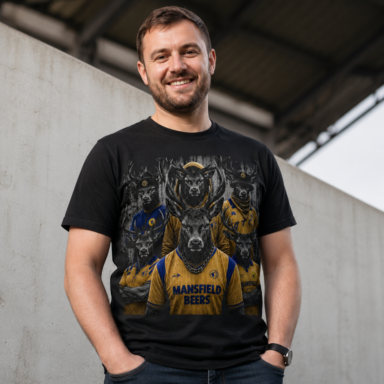 Mansfield Town Supporters Football Shirt