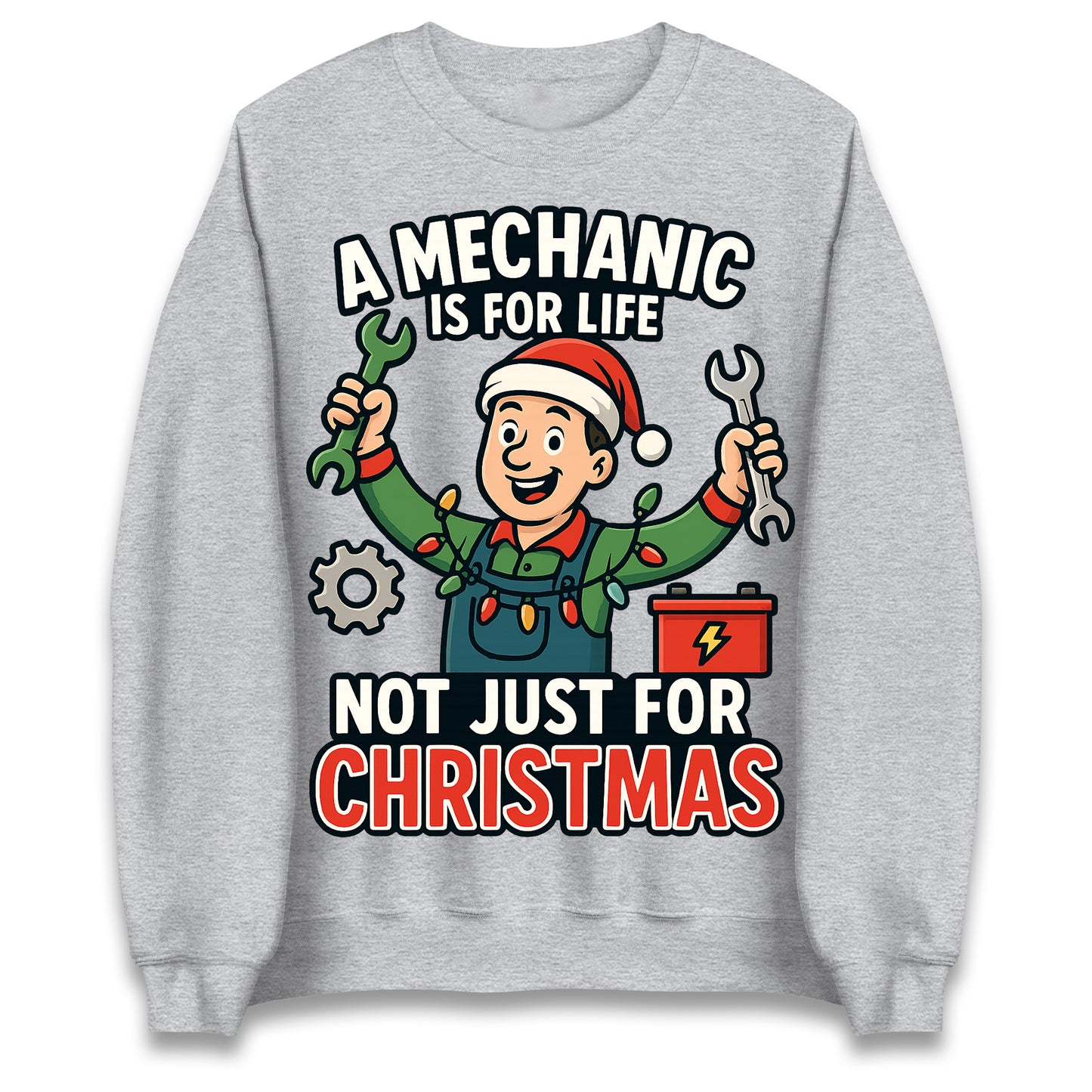 Mechanic Christmas Jumper