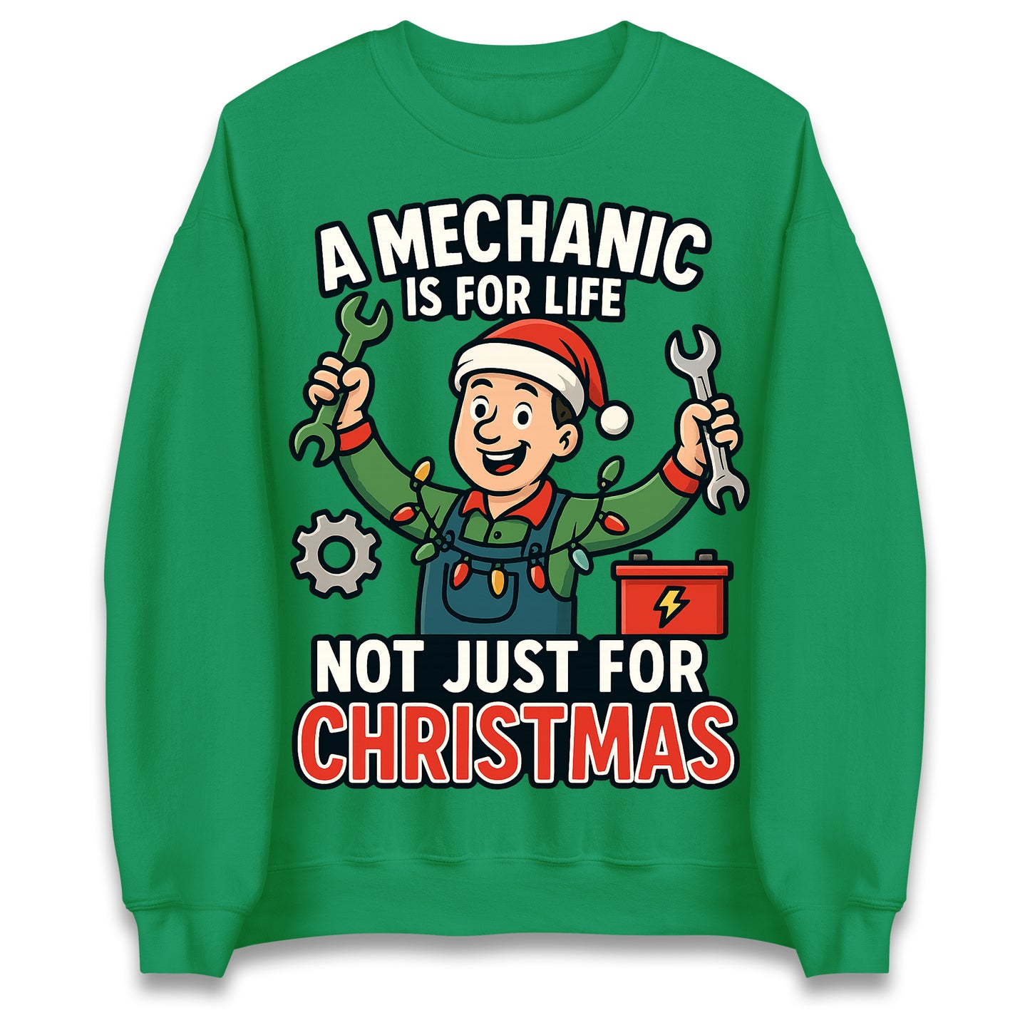 Mechanic Christmas Jumper