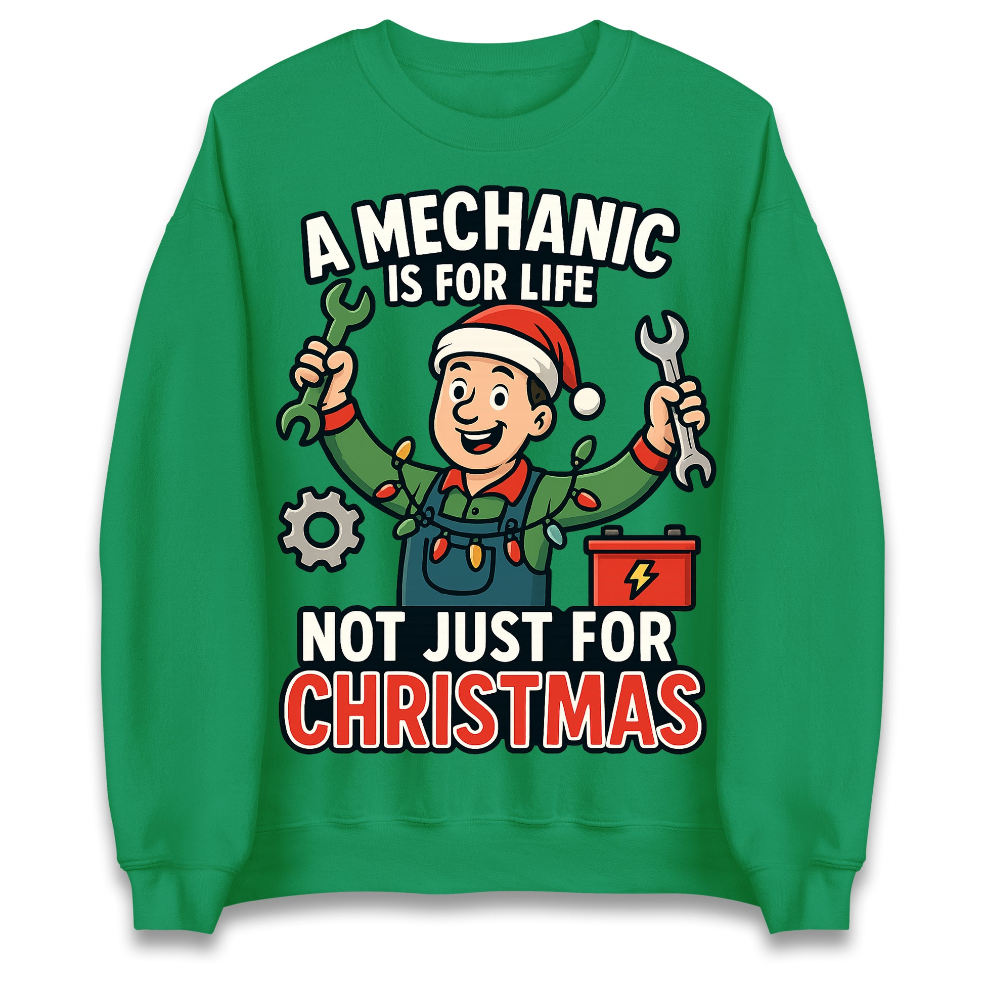Mechanic Christmas Jumper