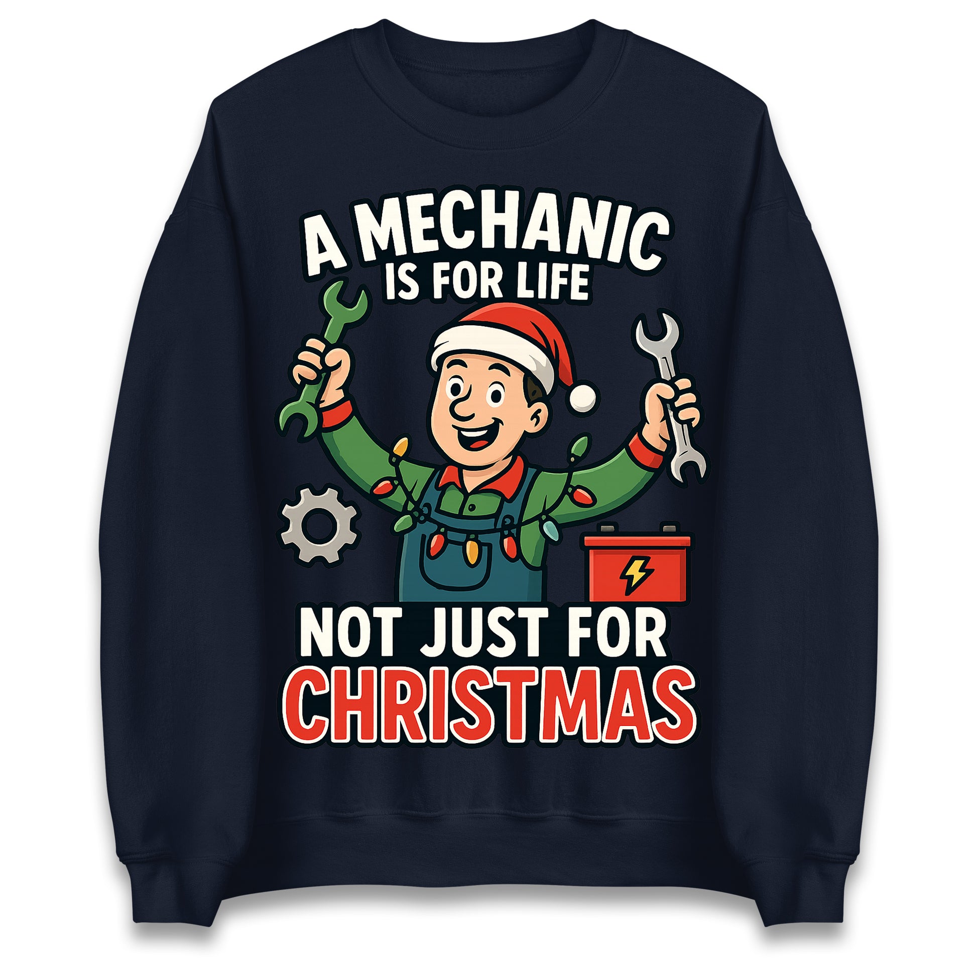 Mechanic Christmas Jumper