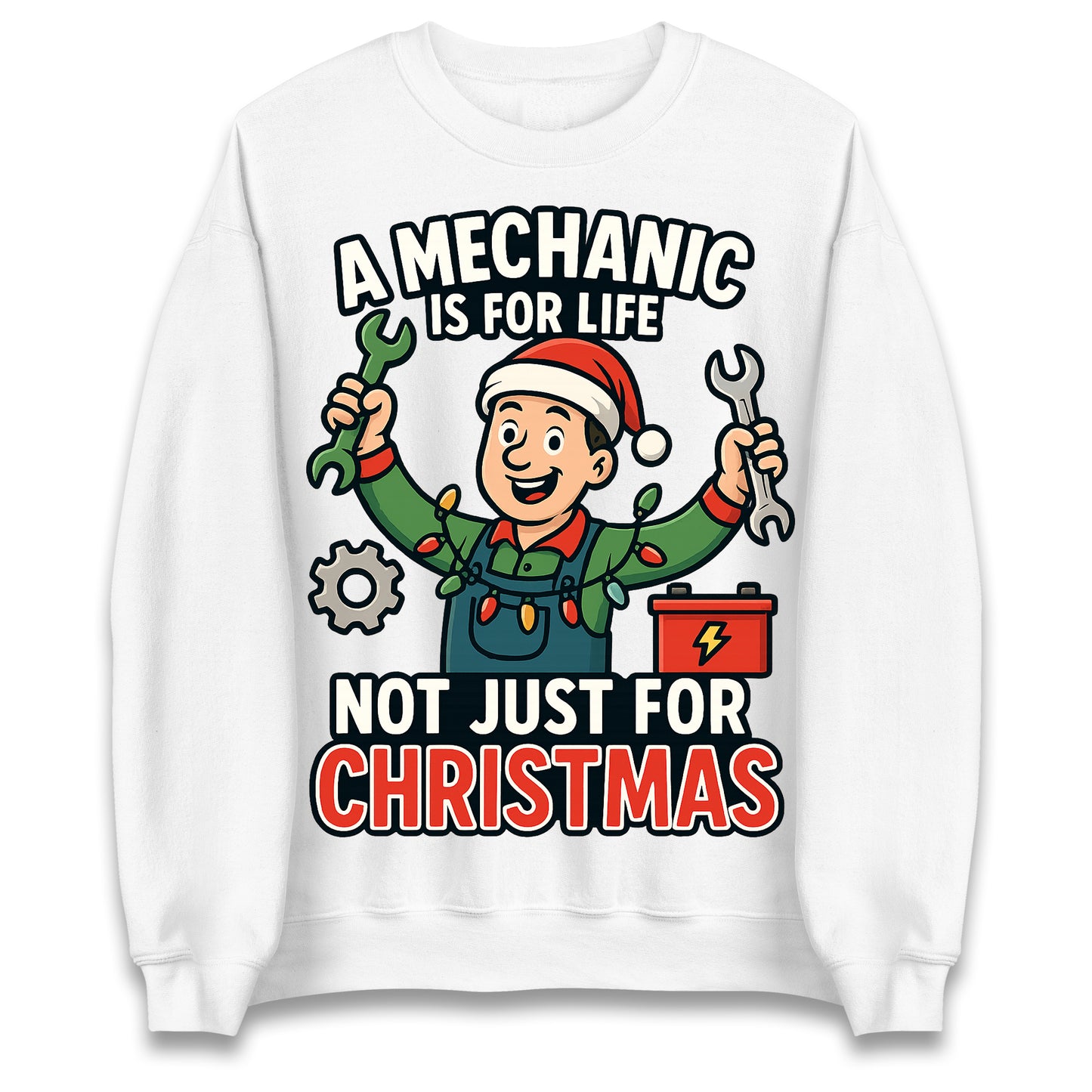 Mechanic Christmas Jumper