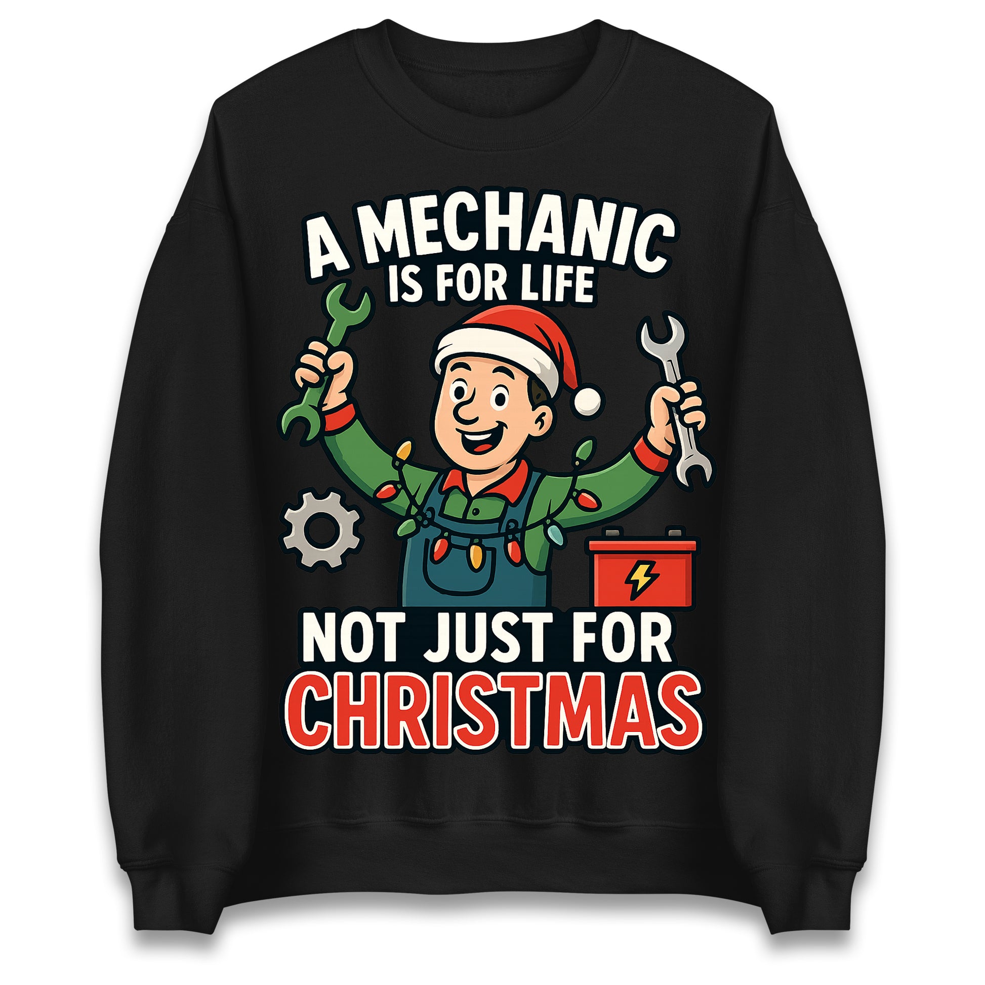 Mechanic Christmas Jumper