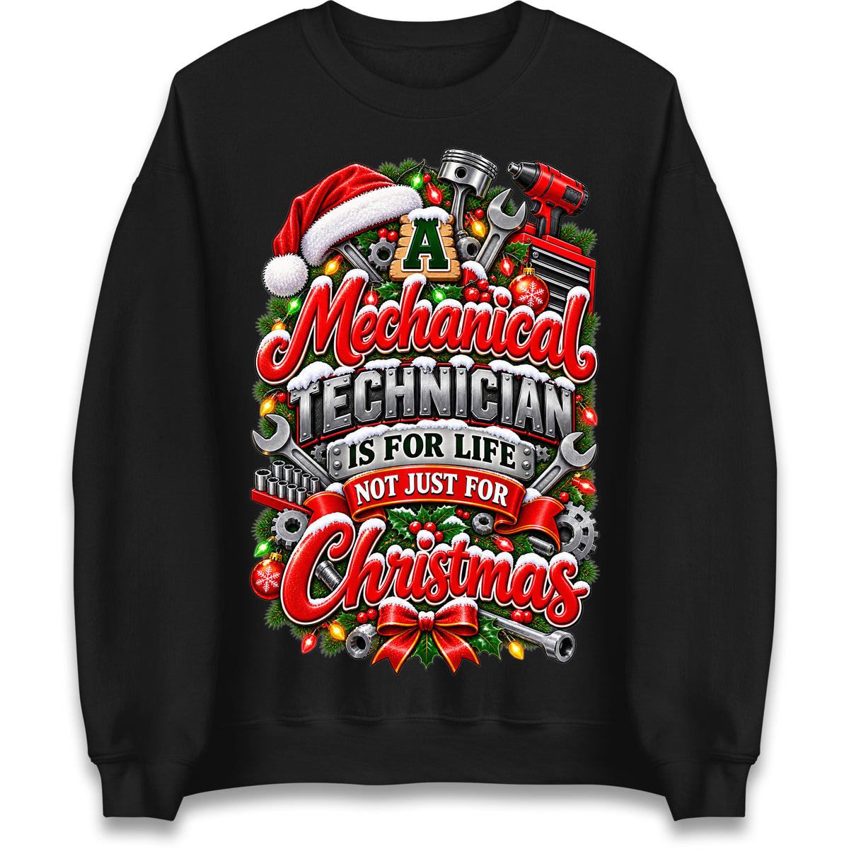 Mechanical Technician Christmas Jumper
