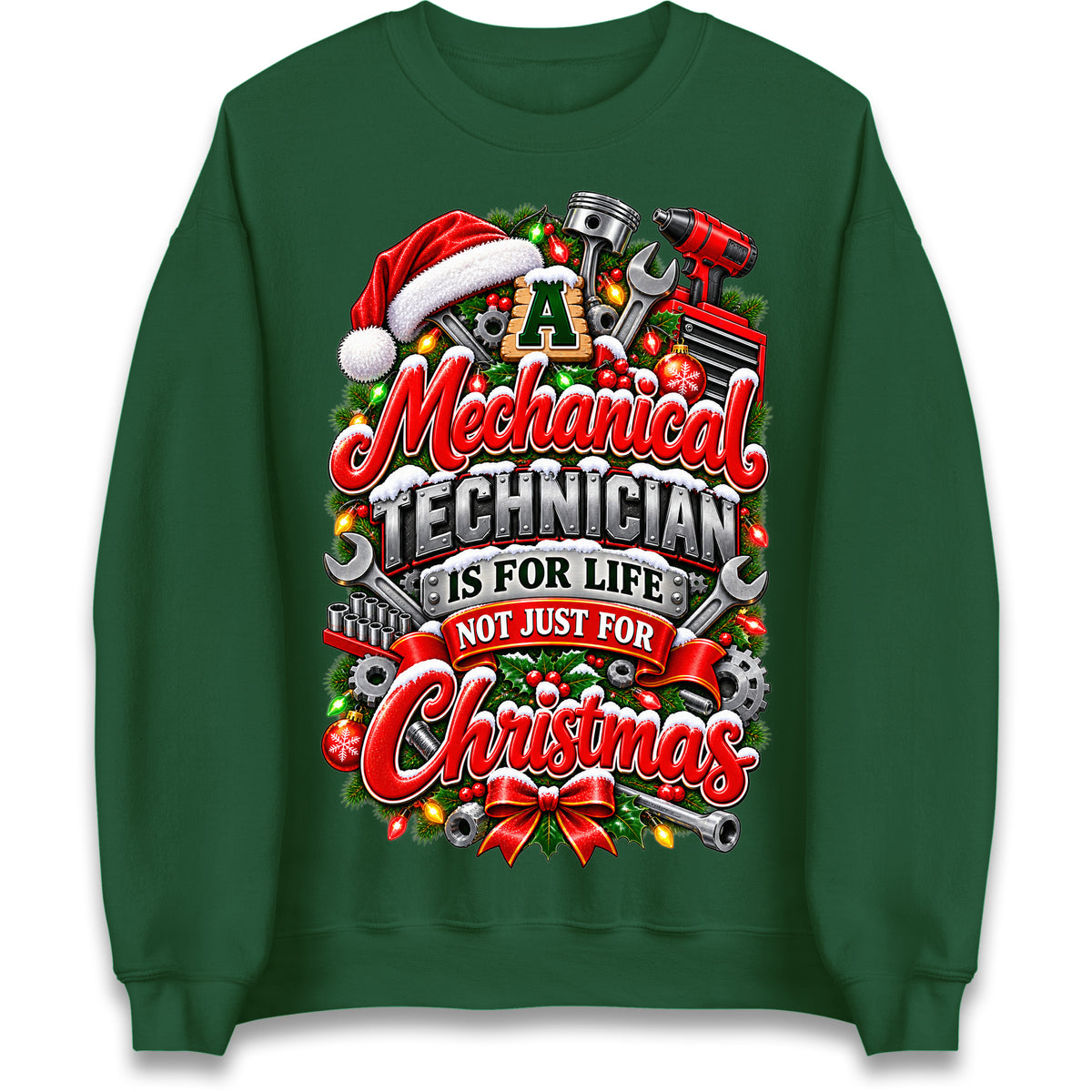 Mechanical Technician Christmas Jumper