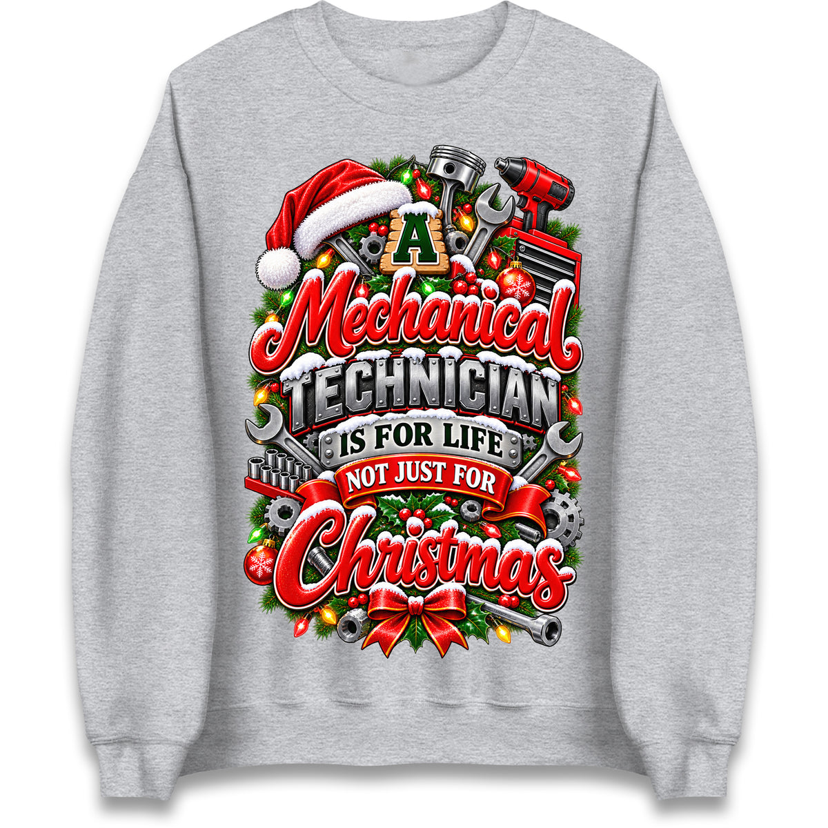 Mechanical Technician Christmas Jumper