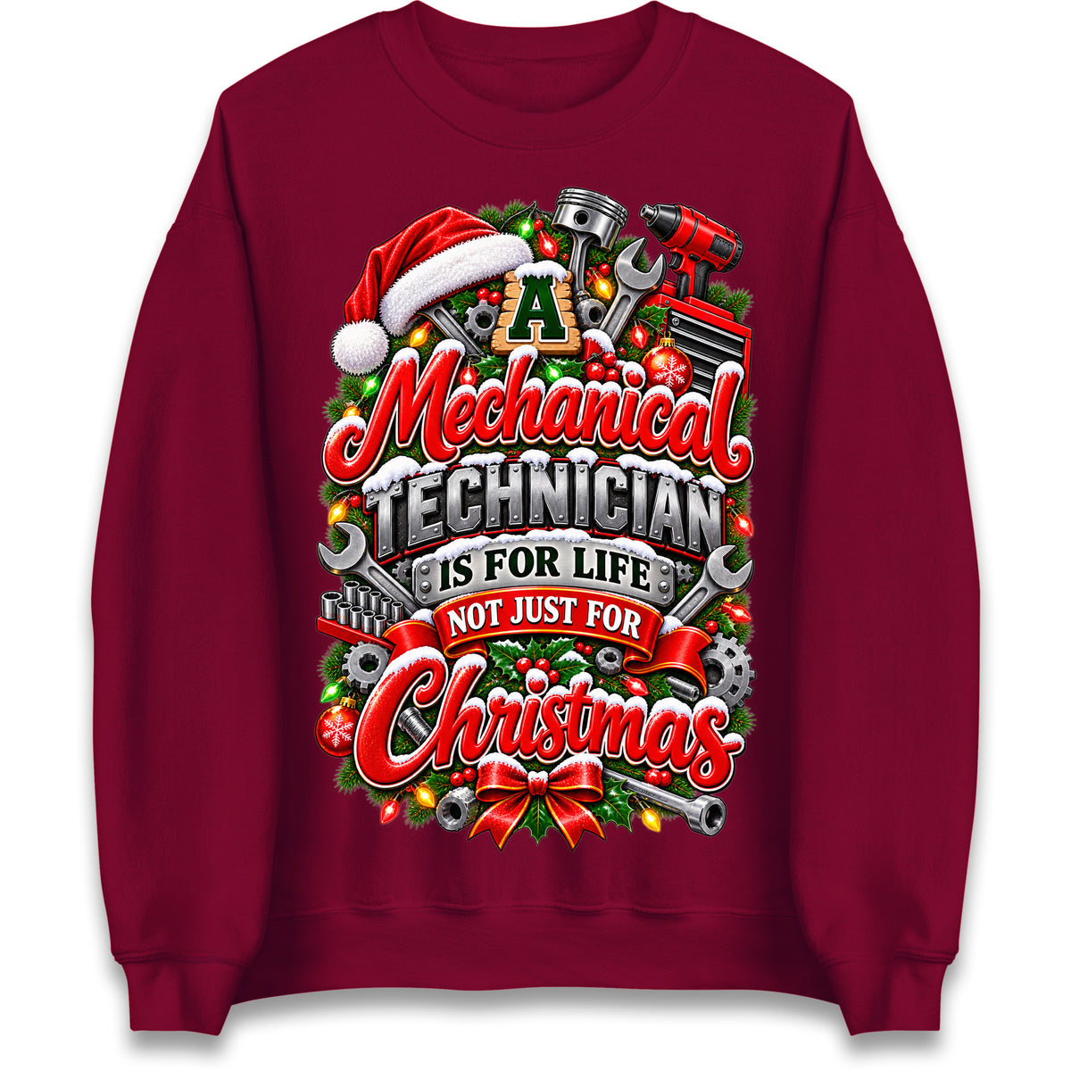 Mechanical Technician Christmas Jumper