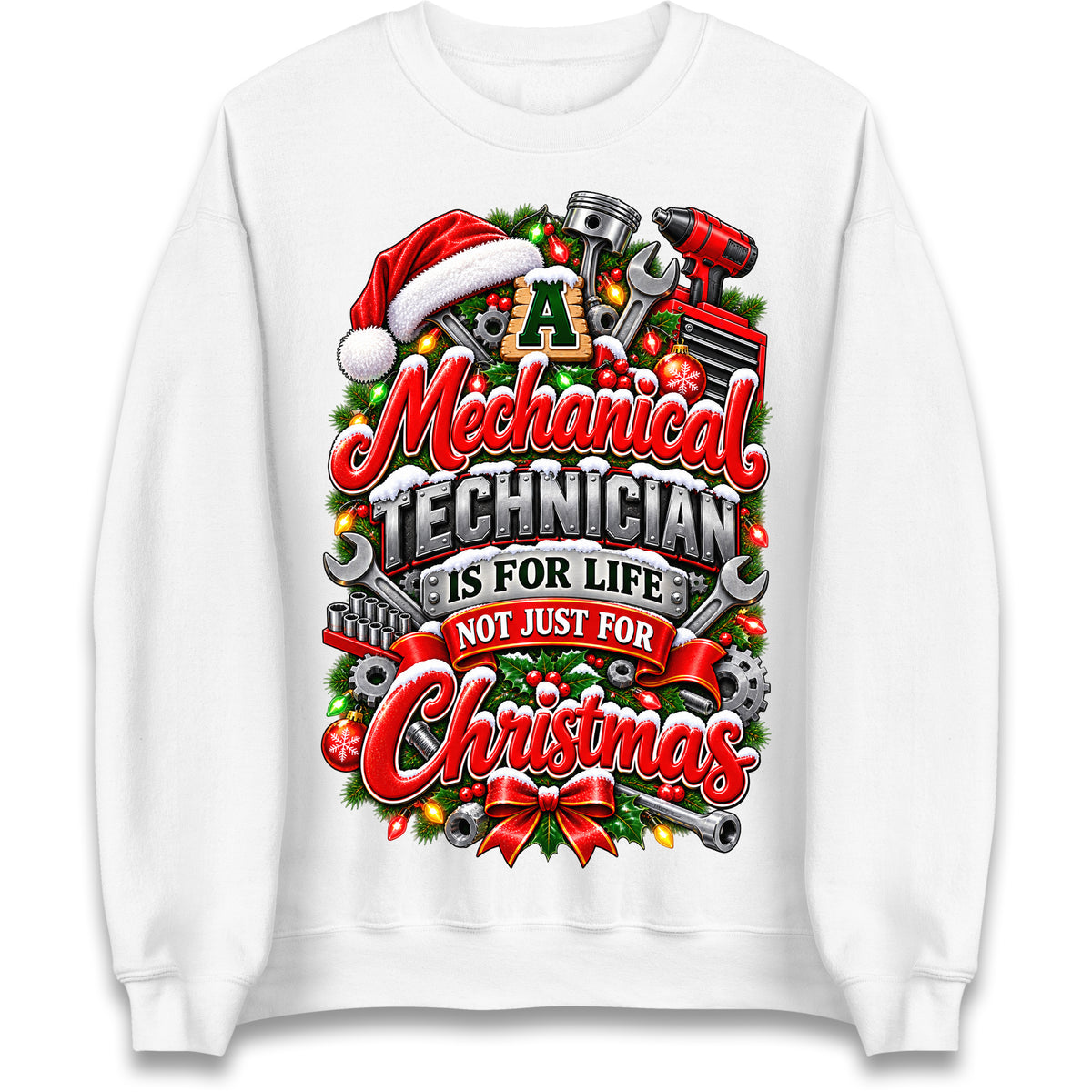 Mechanical Technician Christmas Jumper