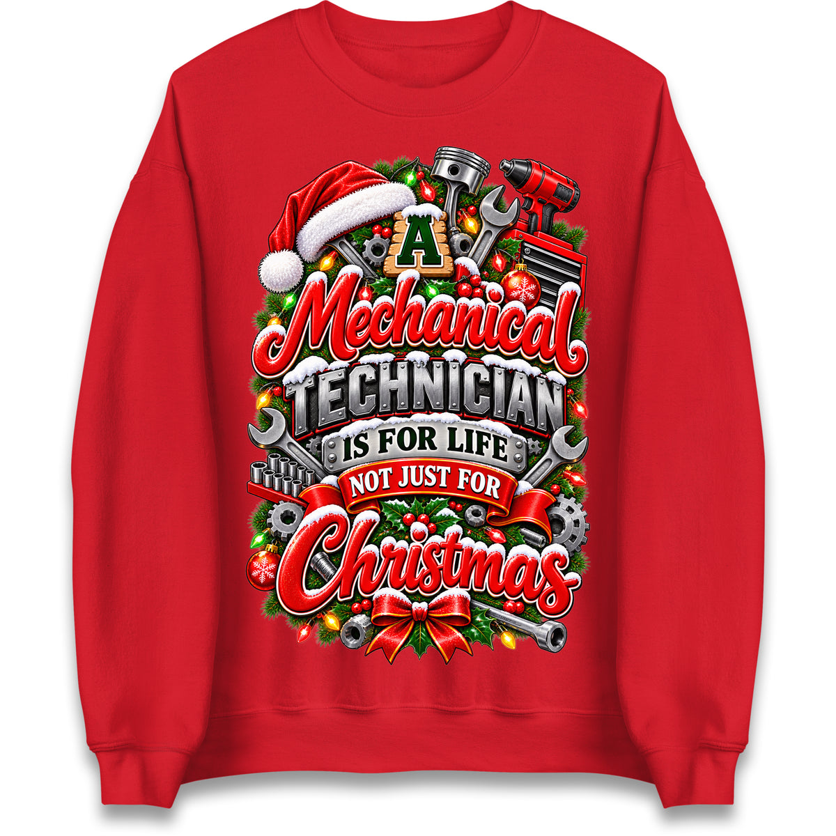 Mechanical Technician Christmas Jumper