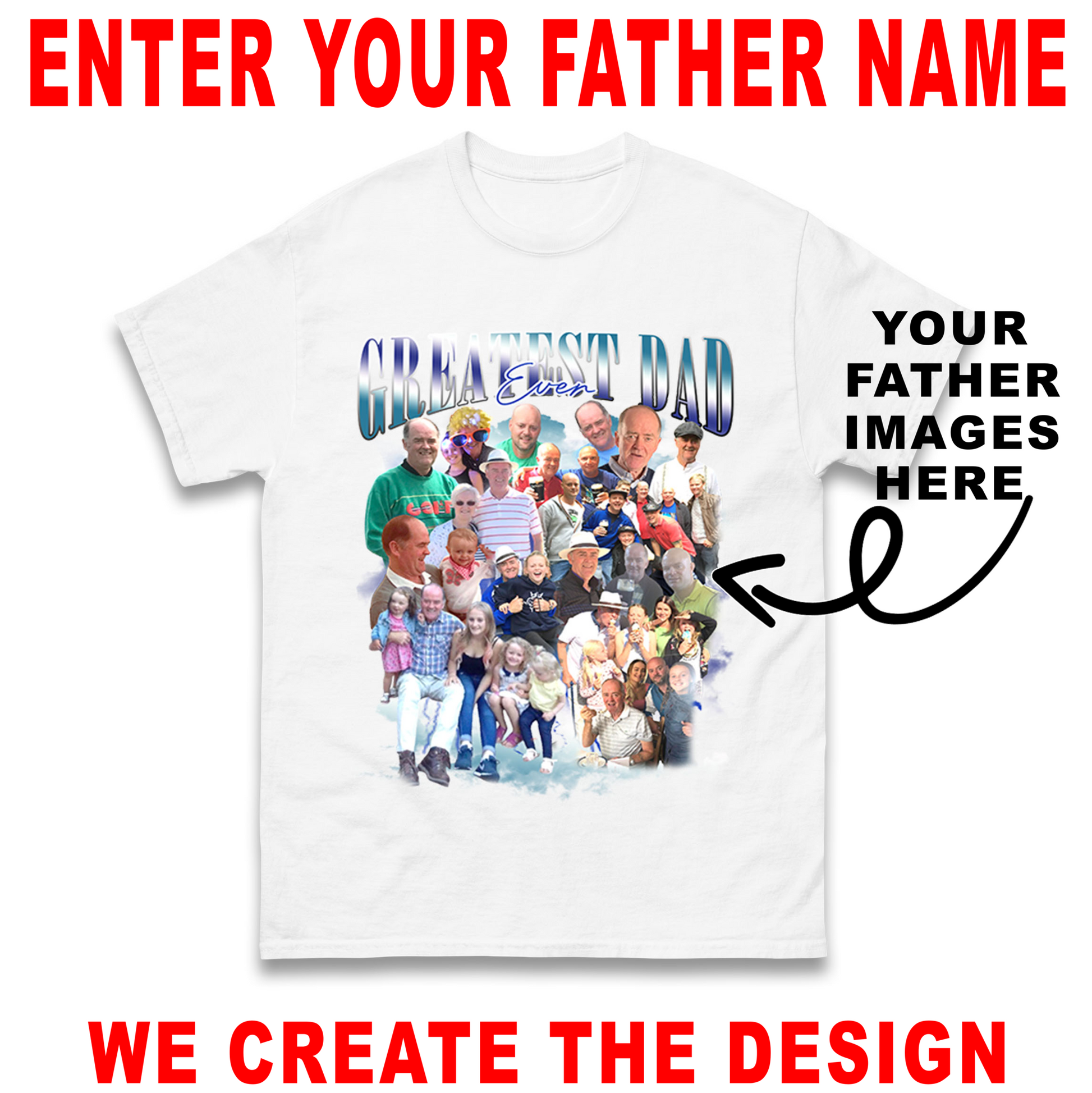 Fathers Day Personalised T Shirt