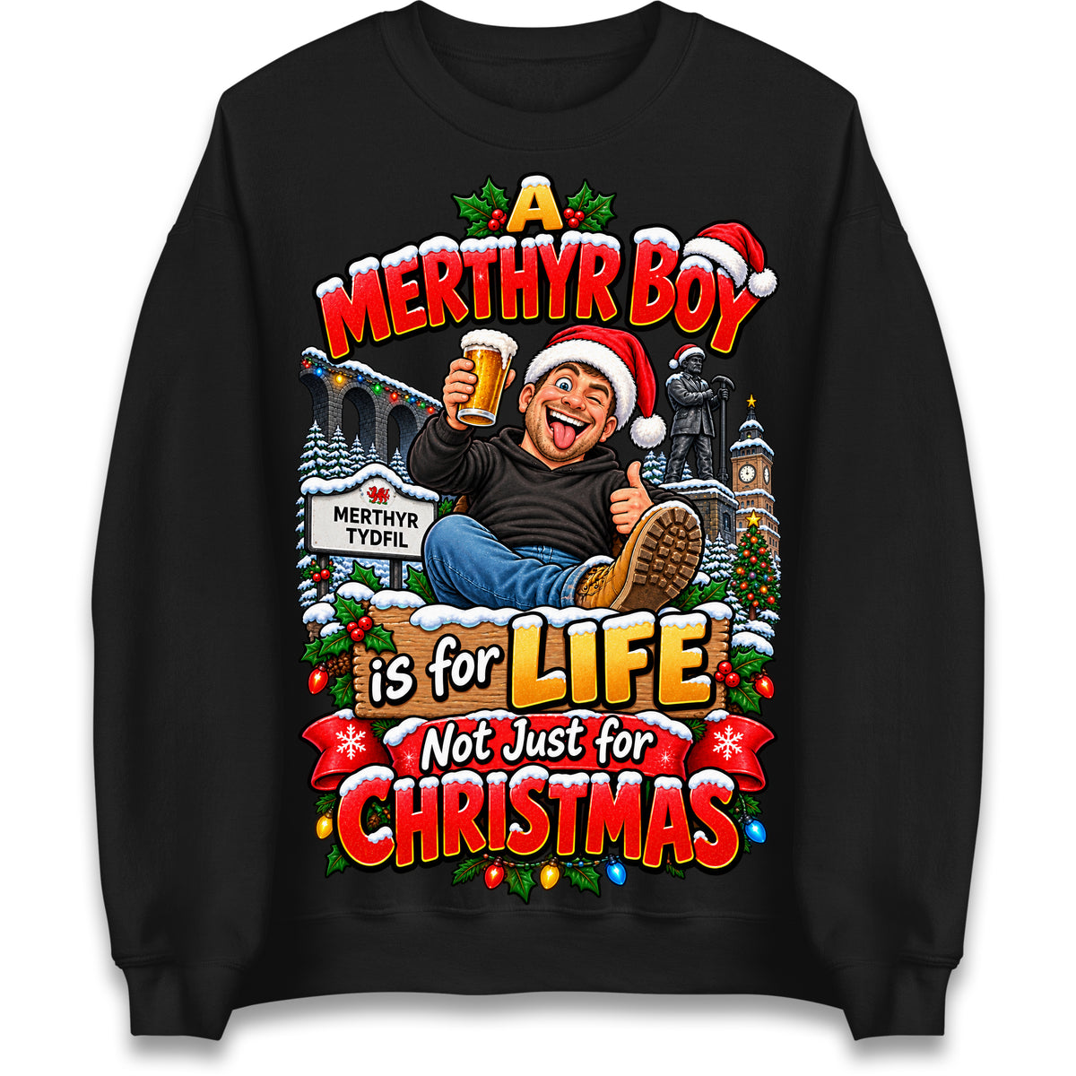 Merthyr Boy Christmas Jumper