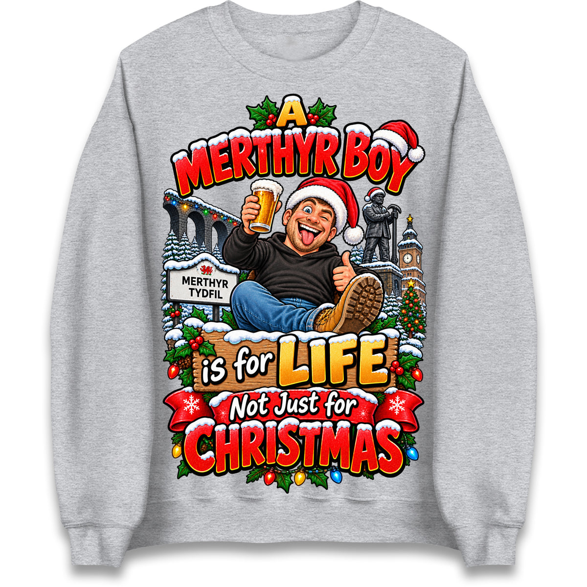 Merthyr Boy Christmas Jumper