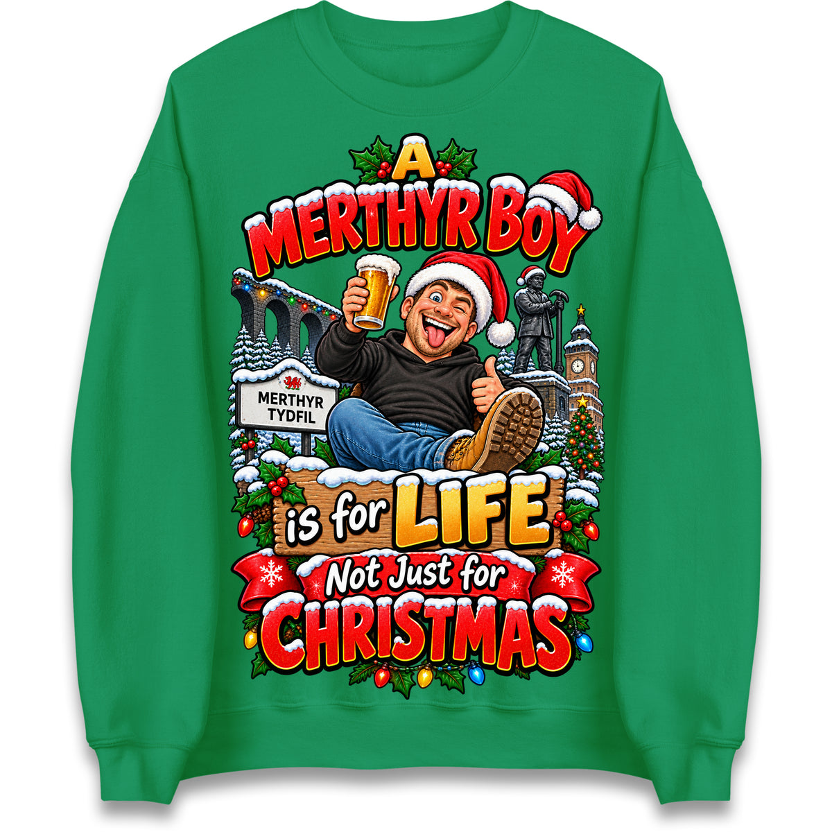 Merthyr Boy Christmas Jumper