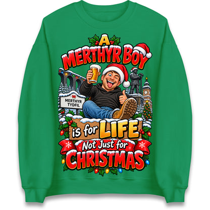 Merthyr Boy Christmas Jumper