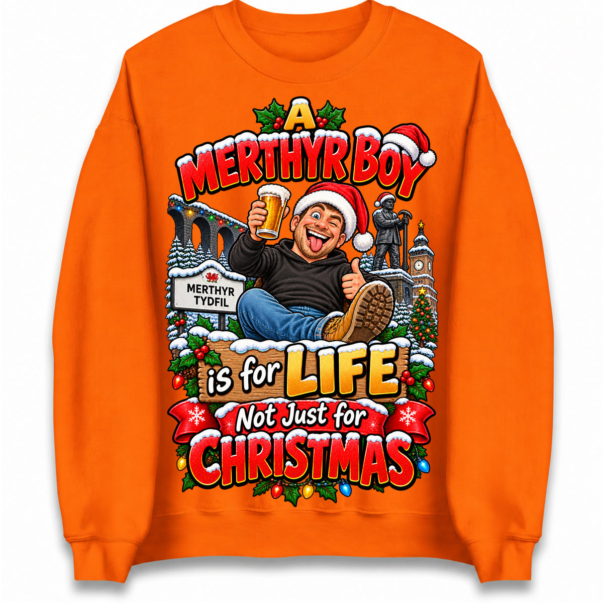 Merthyr Boy Christmas Jumper