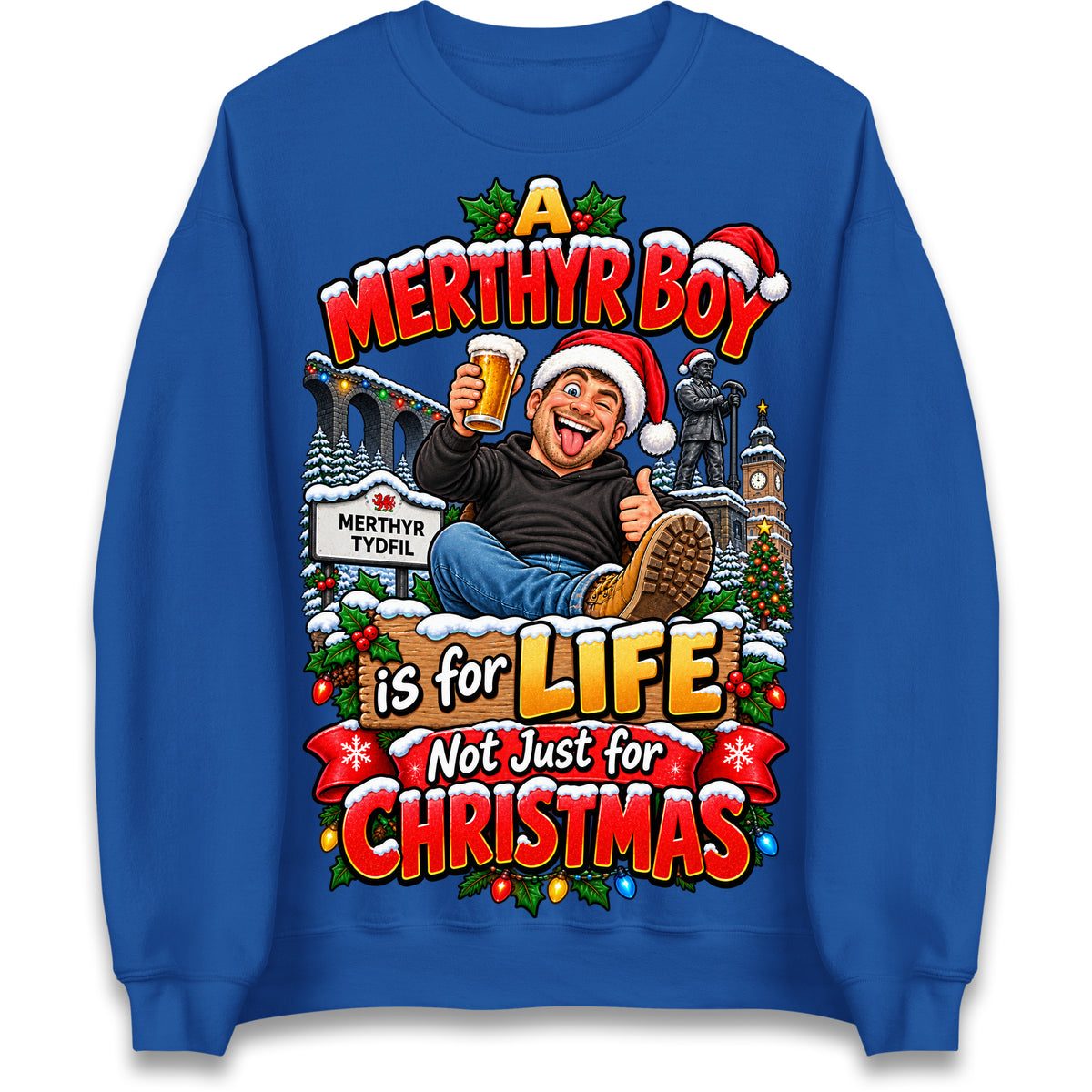 Merthyr Boy Christmas Jumper