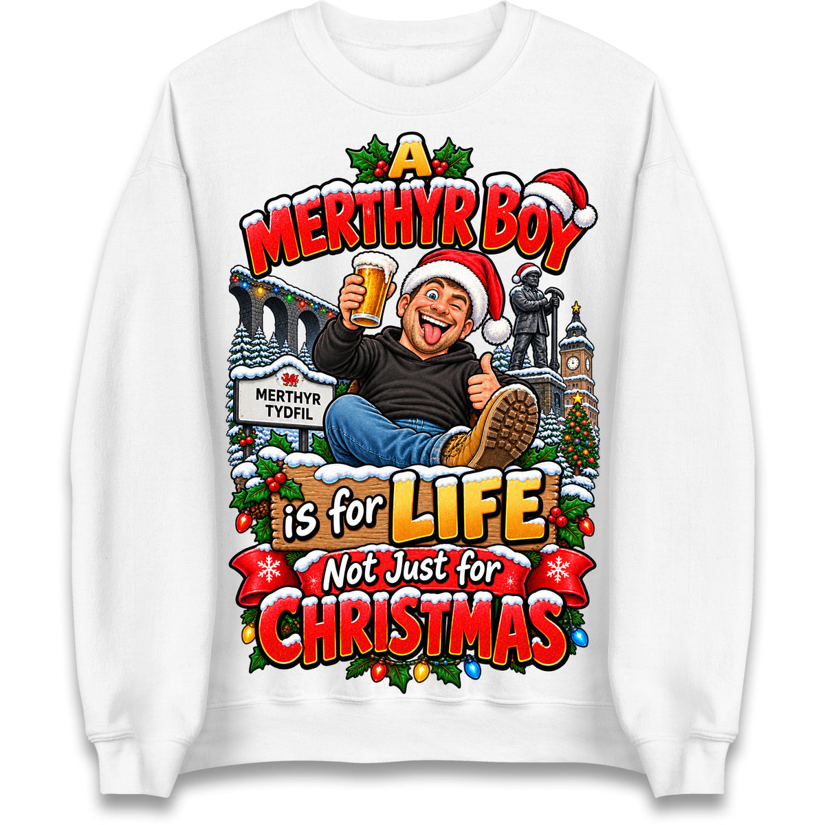 Merthyr Boy Christmas Jumper