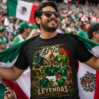 Mexico Football Legends T Shirt
