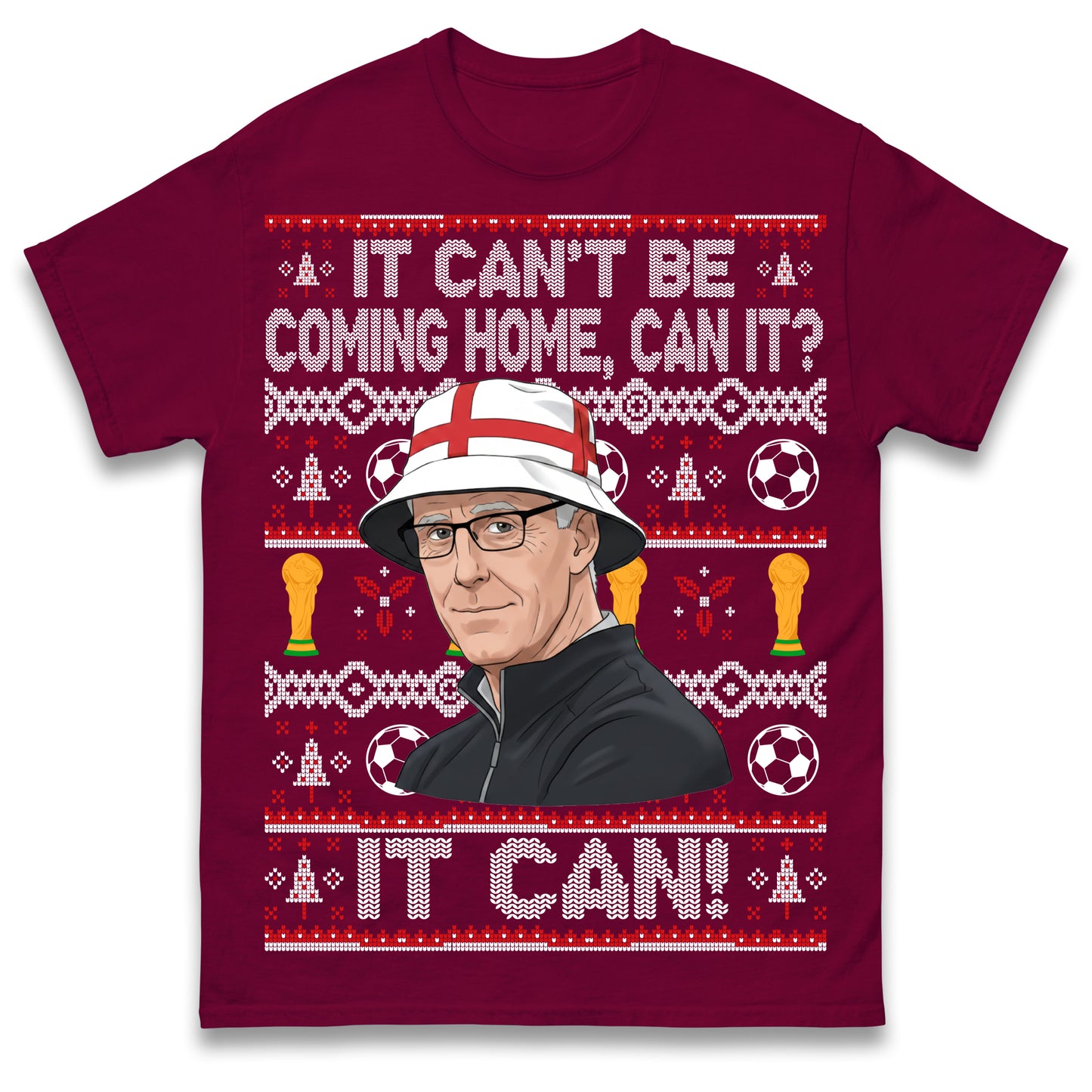 Mick McCarthy It Can't Be Coming Home Can It England World Cup 2026 Football T Shirt