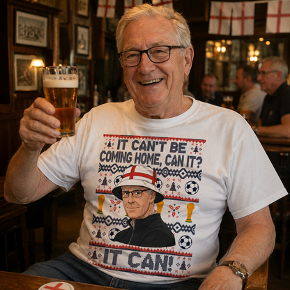 Mick McCarthy It Can't Be Coming Home Can It England World Cup 2026 Football T Shirt