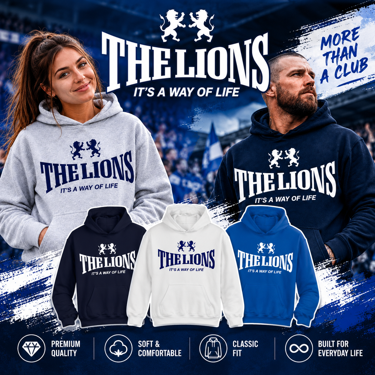 Millwall Football Hoodie