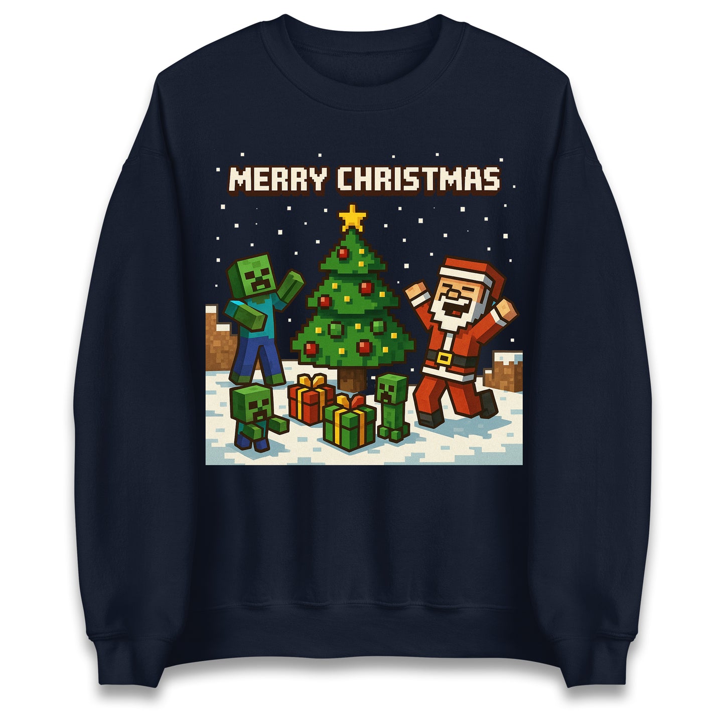 Minecraft Christmas Jumper