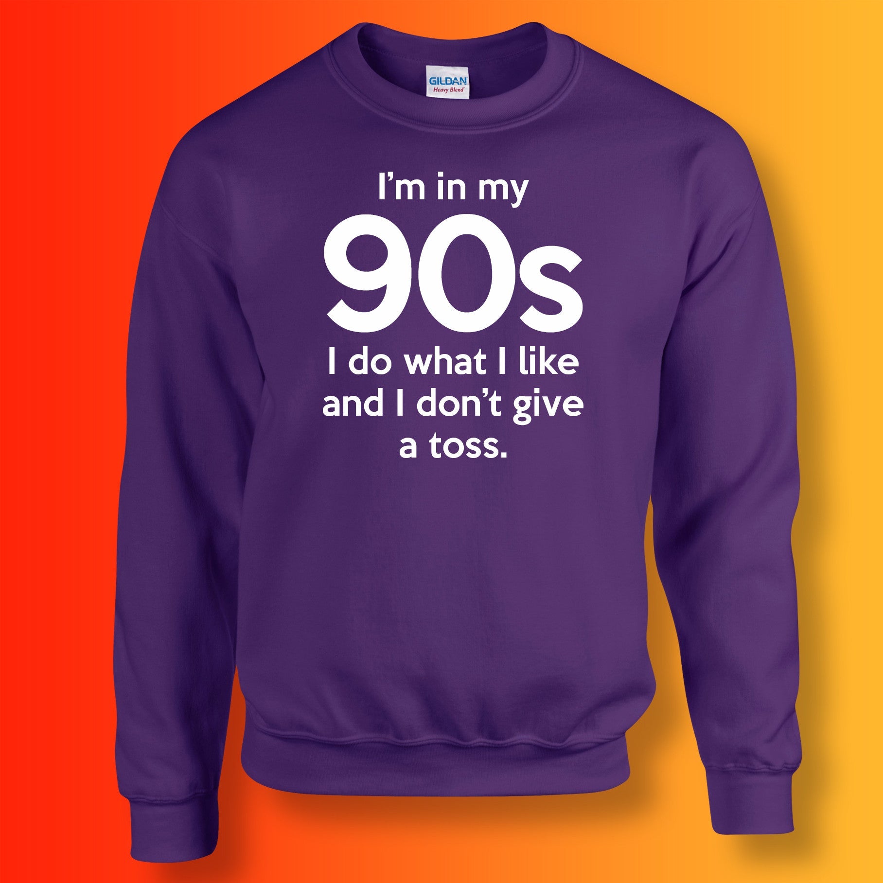 I'm In My 90s I Do What I Like Sweater Royal Blue