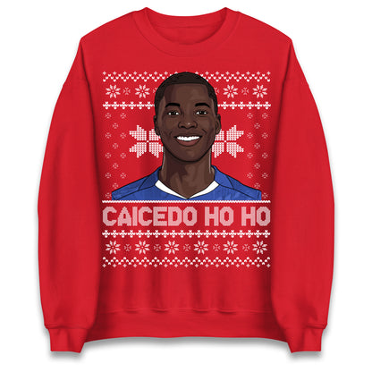 Moises Caicedo Christmas Jumper