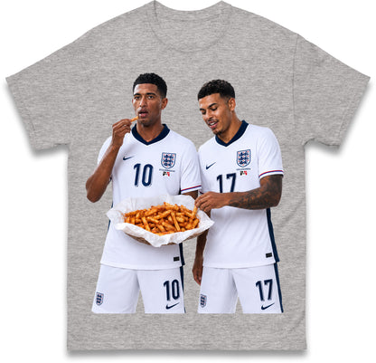 Mural of Bellingham Rogers Eating Orange Chips Appears in Quinton Stourbridge Halesowen England T Shirt
