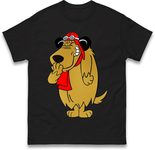 Muttley Dog T-Shirt Vintage Retro TV Series Muttley Funny Cartoons T Shirt Top