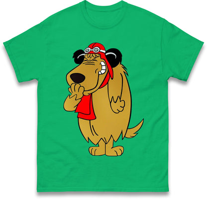 Muttley Dog T-Shirt Vintage Retro TV Series Muttley Funny Cartoons T Shirt Top
