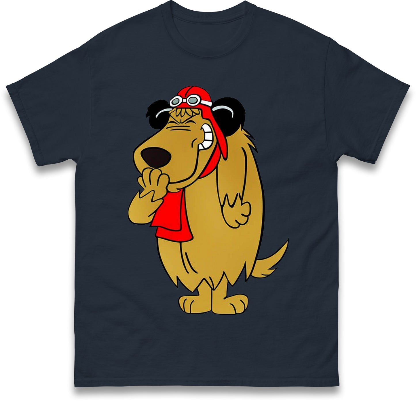 Muttley Dog T-Shirt Vintage Retro TV Series Muttley Funny Cartoons T Shirt Top