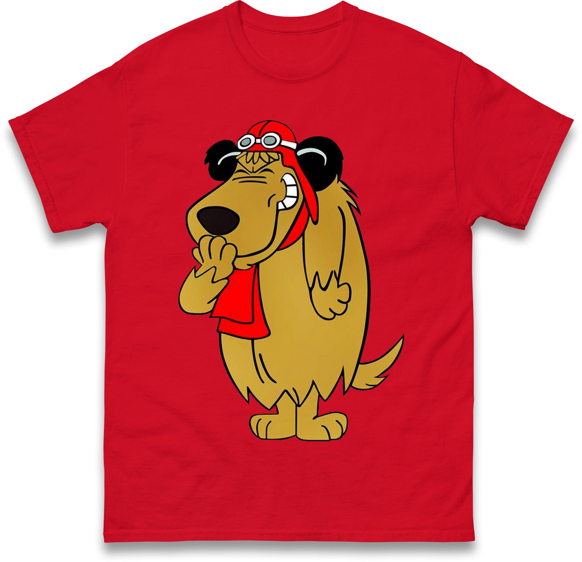 Muttley Dog T-Shirt Vintage Retro TV Series Muttley Funny Cartoons T Shirt Top