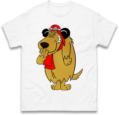 Muttley Dog T-Shirt Vintage Retro TV Series Muttley Funny Cartoons T Shirt Top