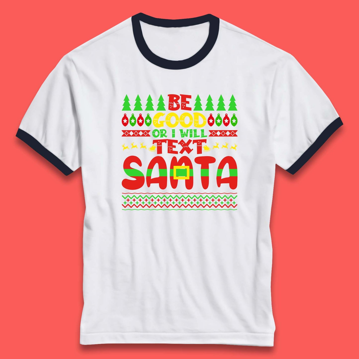 christmas ringer t shirt