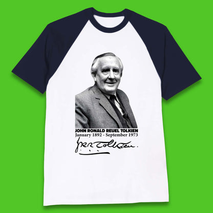 John Ronald Reuel Tolkien Signature Baseball T-Shirt