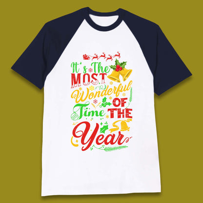 Wonderful Christmas Baseball T-Shirt
