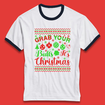 christmas ornament ringer t shirt