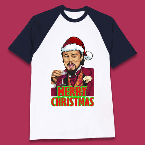 Leonardo DiCaprio Christmas Baseball T-Shirt