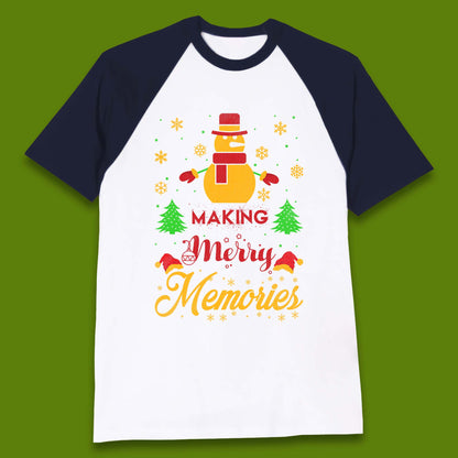Merry Memories Christmas Baseball T-Shirt