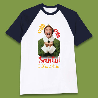 elf baseball t shirt