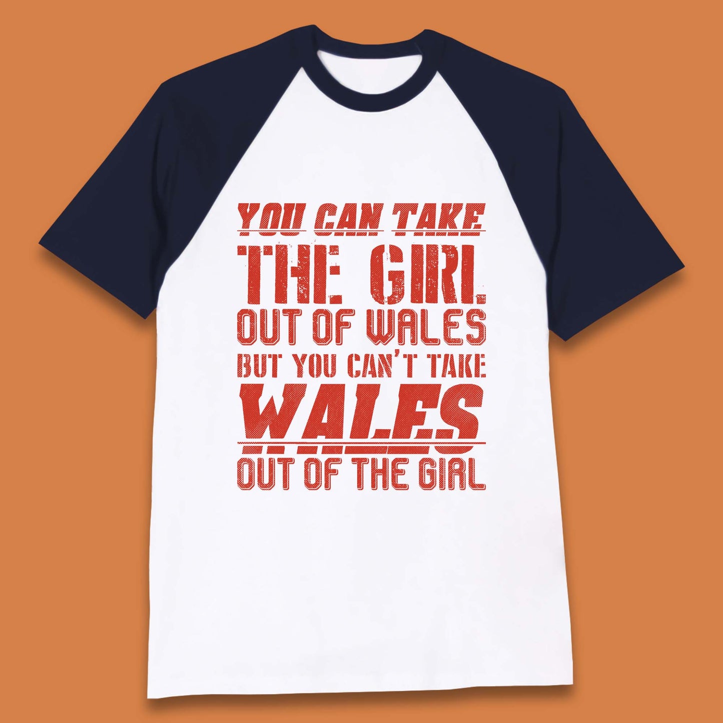 The Girl Out Of Wales Baseball T-Shirt