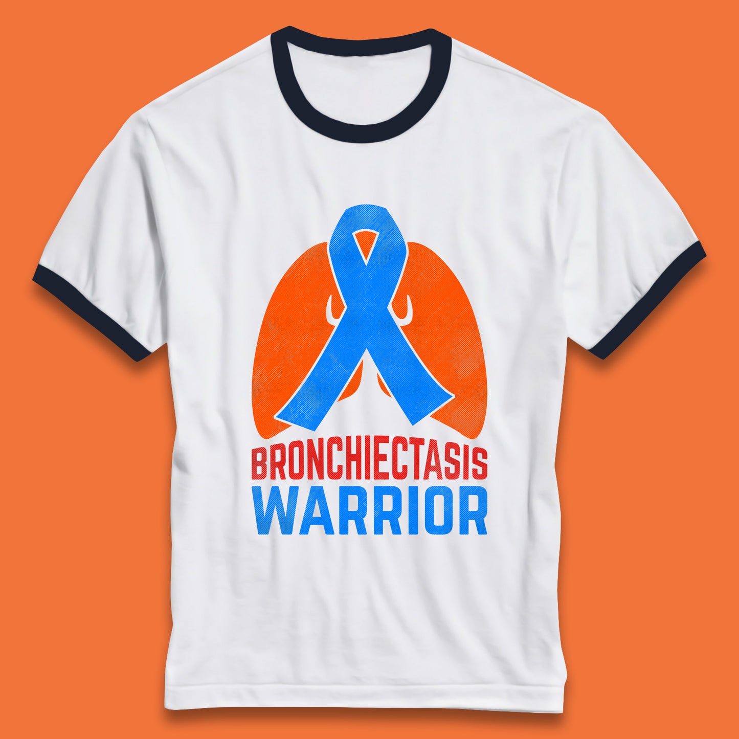 Bronchiectasis Warrior Support Unbreakable Awareness Survivor Ringer T Shirt