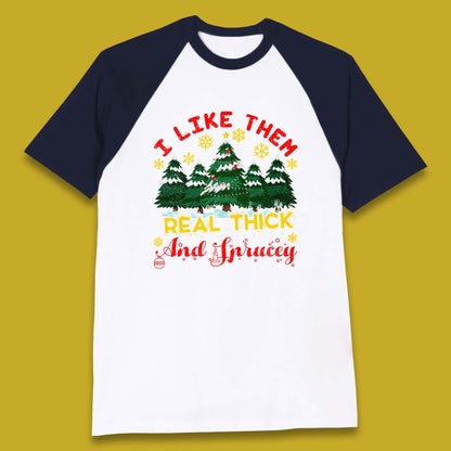 christmas tree baseball t shirt